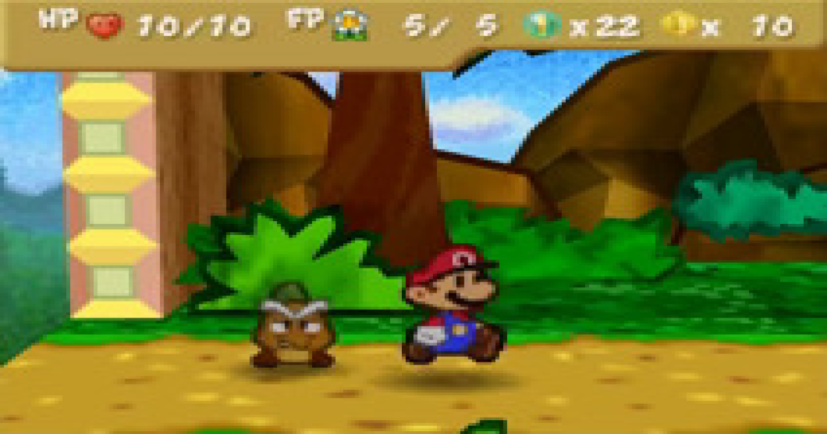 Paper Mario (USA) emulator for Nintendo 64
