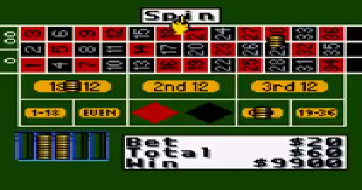 Casino FunPak (USA) SEGA Game Gear Online Emulators