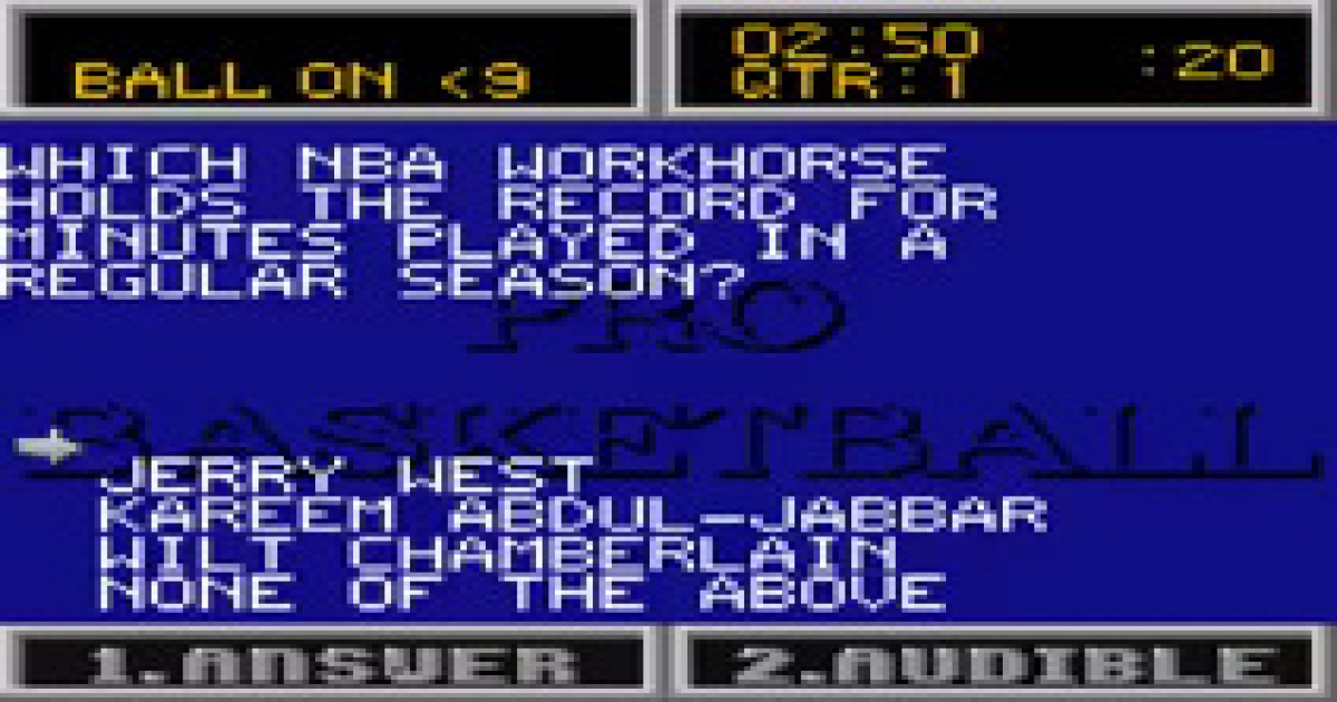 Sports Trivia Championship Edition (USA) SEGA Game Gear Online