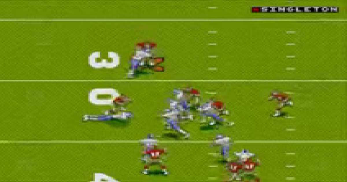 Prime Time NFL Starring Deion Sanders (USA) emulator for Sega Mega