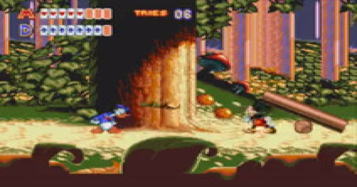 Jeu Sega Megadrive - World Of Illusion Avec Mickey Et Donald - Occasion Correct