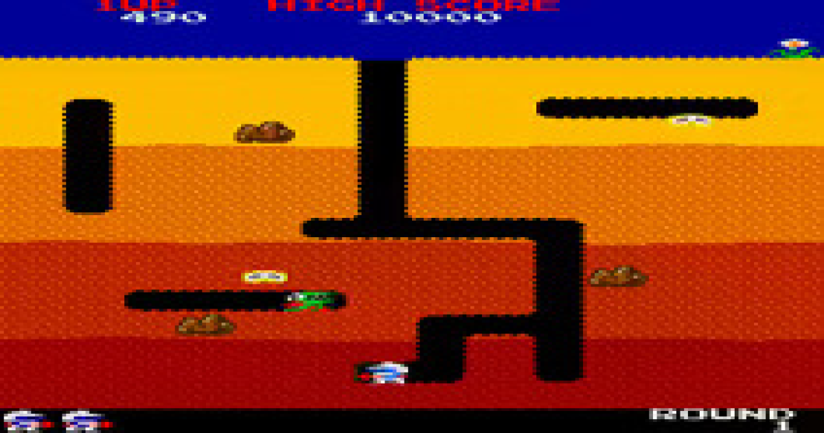 Dig Dug (rev 2) Arcade / Mame Online Emulators