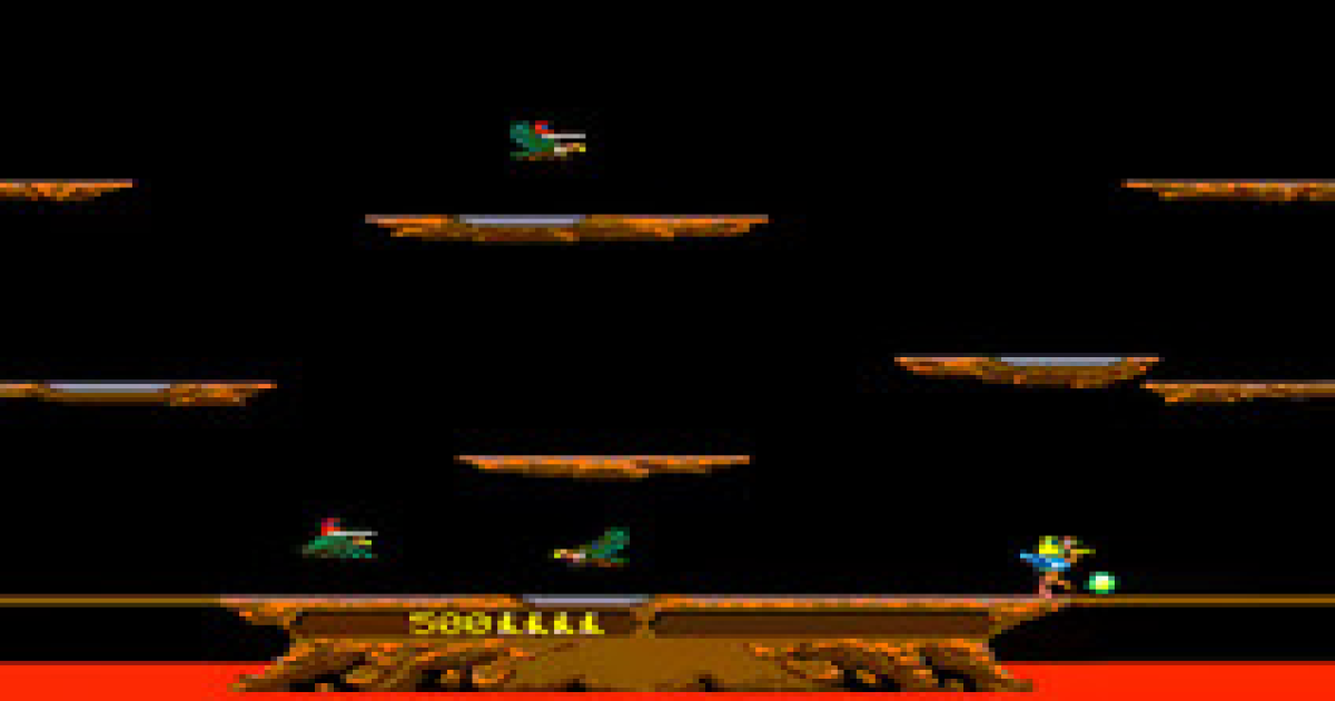 Joust (WhiteGreen label) Arcade / Mame Online Emulators