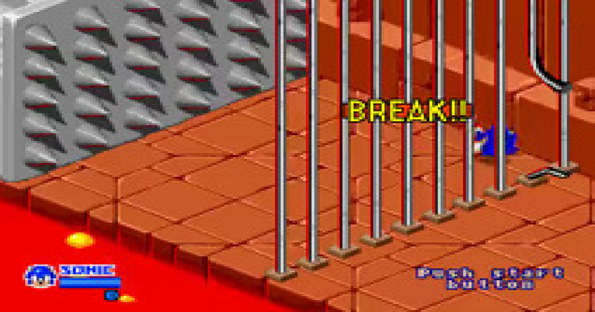 Segasonic the Hedgehog (Japan rev. C) emulator for Arcade / Mame