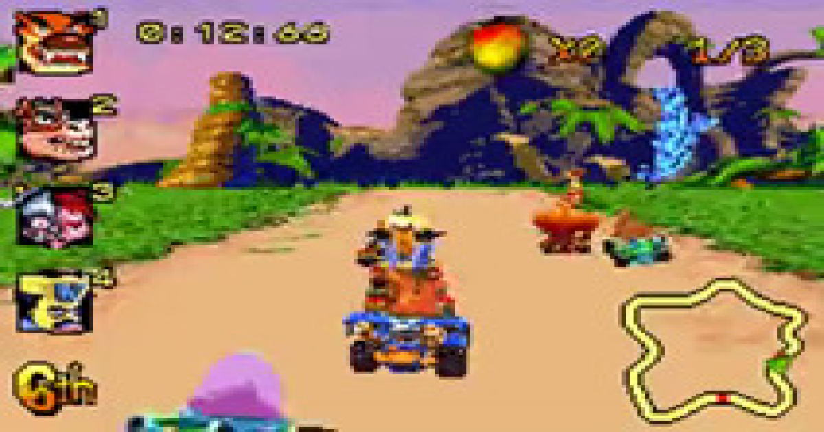Crash Nitro Kart (U) GameBoy Advance Online Emulators