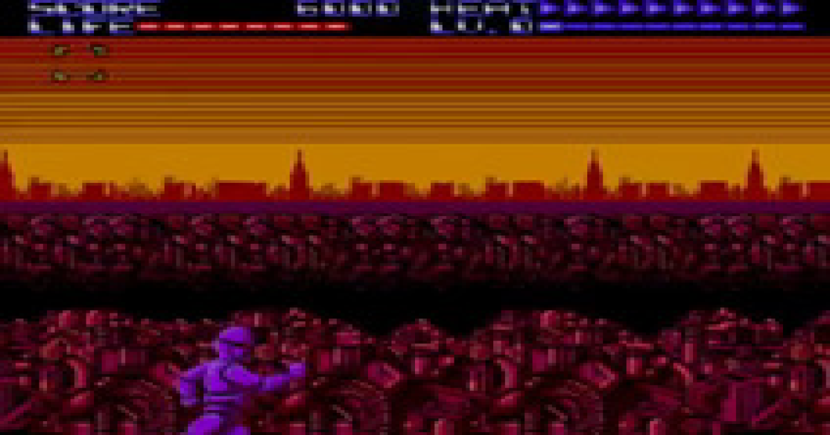 Jeu Assault City Sur Sega Master System (PAL) - Édition 1990, PEGI 7