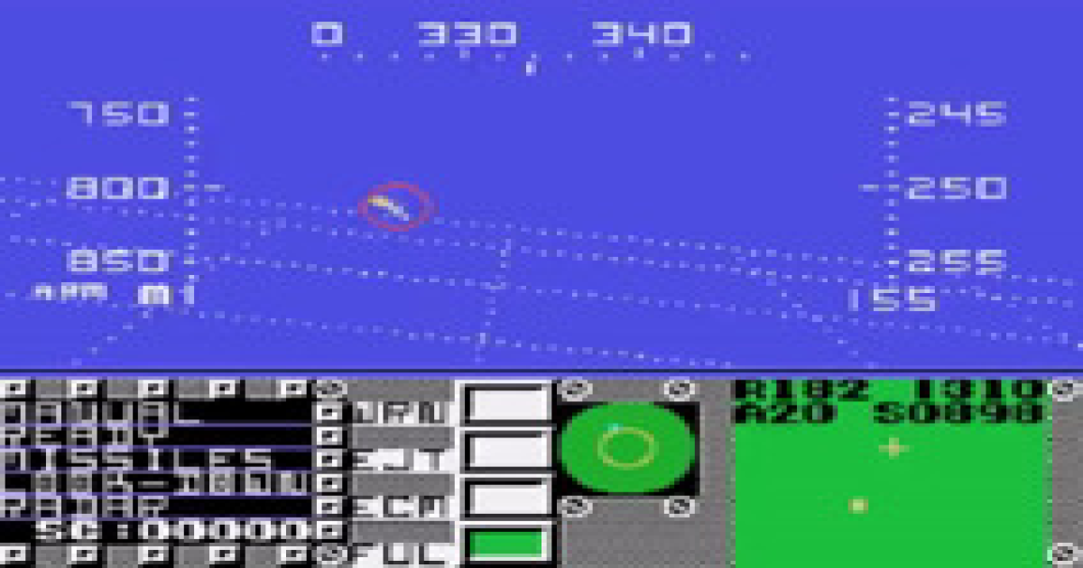 Jeu Sega Master System - F-16 Fighter - Bon état