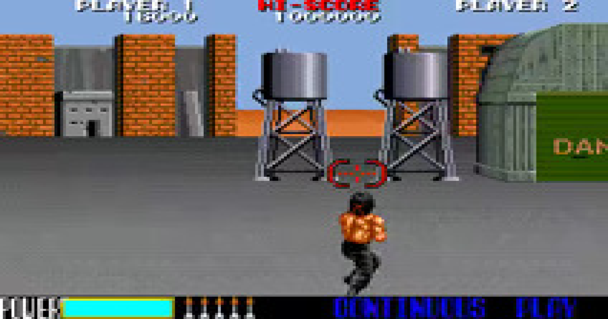 Mame Rambo Rambo III (Europe set 1) emulator for Arcade / Mame