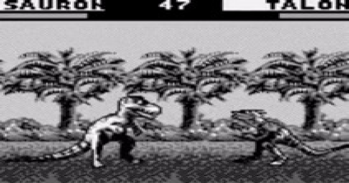 Gameboy Color Primal Rage Primal Rage emulator for GameBoy