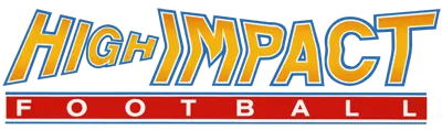 Logo of High Impact Football (rev LA3 12-27-90)