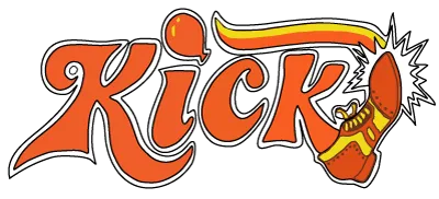 Logo of Kick (upright)