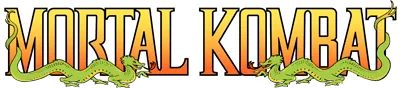 Logo of Mortal Kombat (rev 5.0 T-Unit 03-19-93)