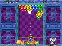 Screenshot of Puzzle Bobble - Bust-A-Move (Neo-Geo) (set 1)