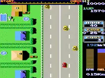 Screenshot of Road Fighter (set 1)