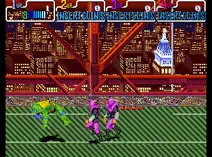Screenshot of Teenage Mutant Ninja Turtles - Turtles in Time (US 4 Players ver. UAA)