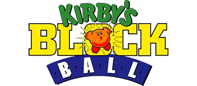 Logo of Kirby's Block Ball