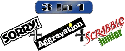 Logo of 3-in-1 - Sorry & Aggravation & Scrabble Junior (U)