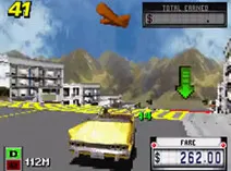 Screenshot of Crazy Taxi (U)