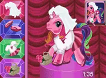 Screenshot of My Little Pony Crystal Princess - The Runaway Rainbow (U)