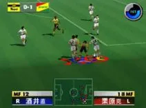 Screenshot of Jikkyou J.League Perfect Striker (Japan)