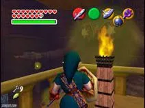 Screenshot of Legend of Zelda, The - Ocarina of Time - Master Quest (USA) (GameCube)