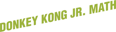 Logo of Donkey Kong Jr. Math (U)