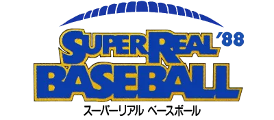 Logo of Super Real Baseball '88 (J)