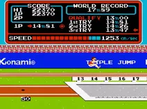 Screenshot of Hyper Sports (J) (PRG1)
