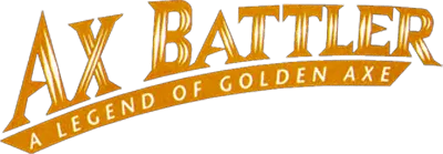 Logo of Ax Battler - A Legend of Golden Axe ~ Golden Axe (USA, Europe, Brazil)