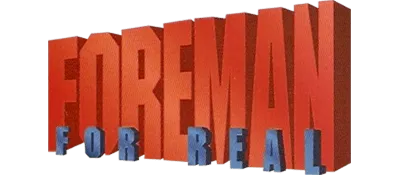 Logo of Foreman for Real (Japan, USA)