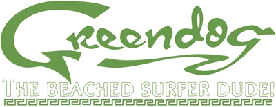 Logo of Greendog - The Beached Surfer Dude! (USA, Brazil)