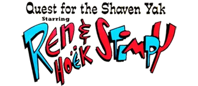 Logo of Quest for the Shaven Yak Starring Ren Hoek & Stimpy (USA, Europe)