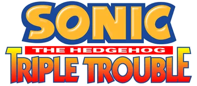 Logo of Sonic The Hedgehog - Triple Trouble (USA, Europe, Brazil)