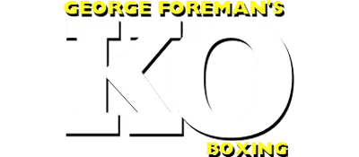 Logo of George Foreman's KO Boxing (USA)