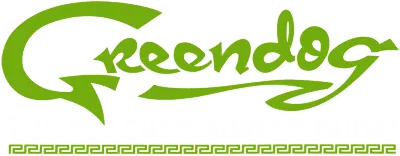 Logo of Greendog - The Beached Surfer Dude! (USA, Europe)