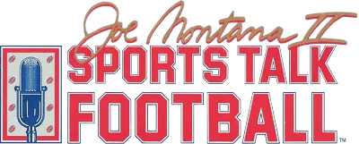Logo of Joe Montana II Sports Talk Football (World) (Rev A)