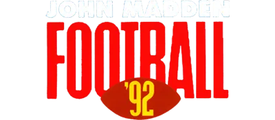 Logo of John Madden Football '92 (USA, Europe)