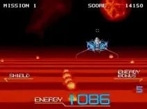 Screenshot of Galaxy Force II (World) (Rev B)