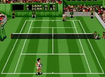Screenshot of Pete Sampras Tennis (USA, Europe) (J-Cart) (MDSTEE 13)