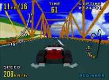 Screenshot of Virtua Racing (USA)