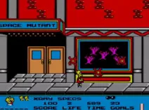 Screenshot of Simpsons, The - Bart vs. The Space Mutants (Europe)