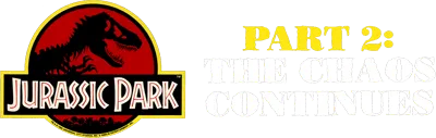 Logo of Jurassic Park Part 2 - The Chaos Continues (USA) (En,Fr,De,It)