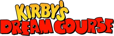 Logo of Kirby's Dream Course (USA)