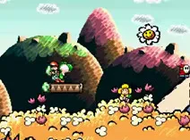 Screenshot of Super Mario World 2 - Yoshi's Island (USA)